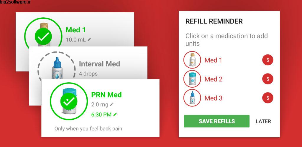 Medica Medication Reminder & Pill Tracker Full 8.1.1 یادآوری مصرف دارو اندروید