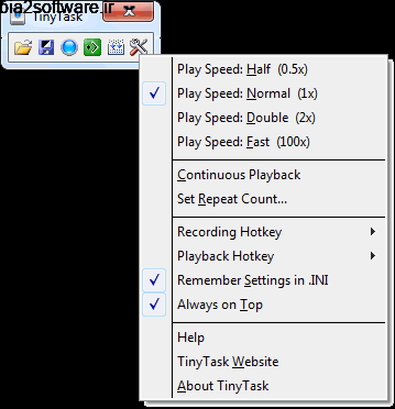 TinyTask 1.74 ابزار کمحجم و رایگان به منظور ضبط و اجرای ماکرو در ویندوز TinyTask 1.74 ابزار کمحجم و رایگان به منظور ضبط و اجرای ماکرو در ویندوز