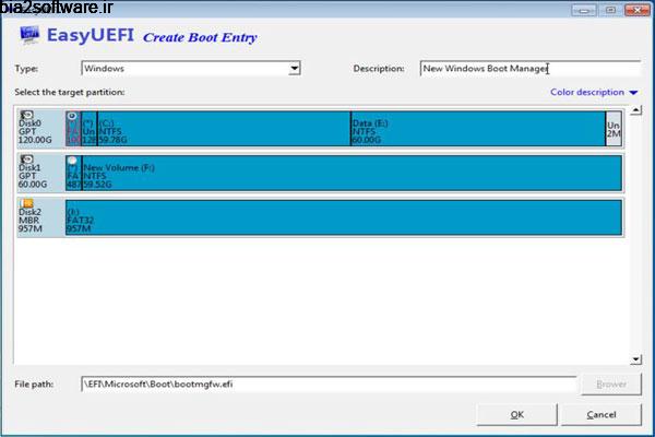 EasyUEFI Enterprise 3.8.0 Release 1 مدیریت بوت کامپیوتر EasyUEFI Enterprise 3.8.0 Release 1 مدیریت بوت کامپیوتر
