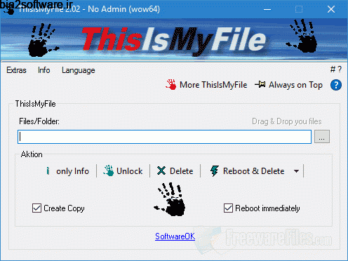 ThisIsMyFile 2.91 پاک کردن فایل های غیرقابل حذف در ویندوز ThisIsMyFile 2.91 پاک کردن فایل های غیرقابل حذف در ویندوز