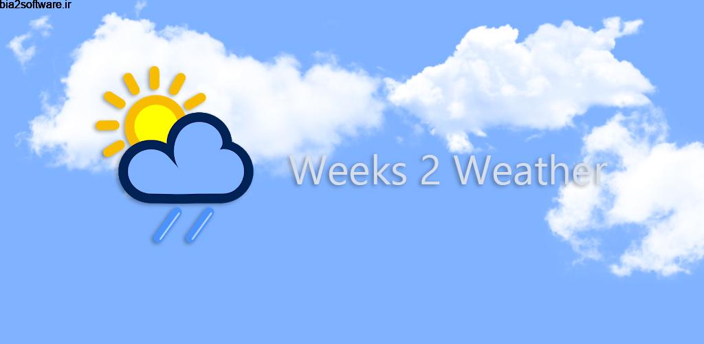 Weather 2 weeks Full 6.0.6 پیش بینی آب و هوا ساده اندروید Weather 2 weeks Full 6.0.6 پیش بینی آب و هوا ساده اندروید