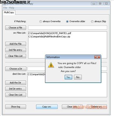 j Multi Files And Dirs Copy 1.1.0.0 ابزار کپی و جابهجایی گروهی فایلها و فولدرها j Multi Files And Dirs Copy 1.1.0.0 ابزار کپی و جابهجایی گروهی فایلها و فولدرها