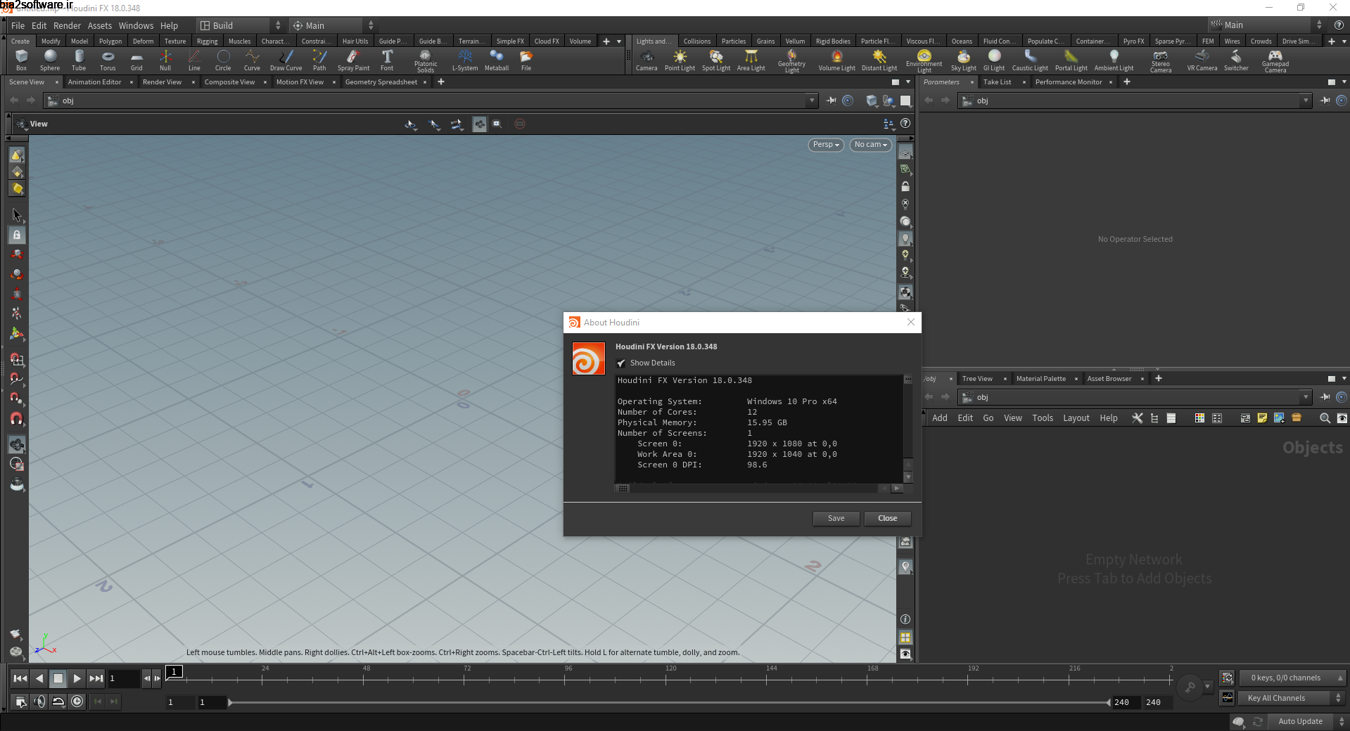 SideFX Houdini FX 18.0.348 ساخت انیمیشنهای سه بعدی SideFX Houdini FX 18.0.348 ساخت انیمیشنهای سه بعدی