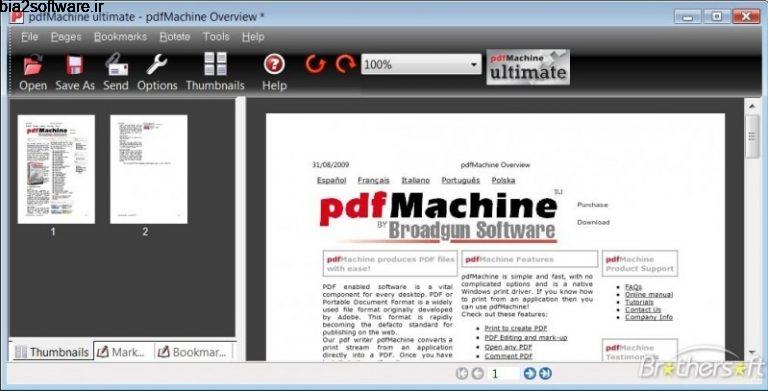 Broadgun pdfMachine Ultimate 15.33 ساخت و ویرایش فایل های PDF Broadgun pdfMachine Ultimate 15.33 ساخت و ویرایش فایل های PDF