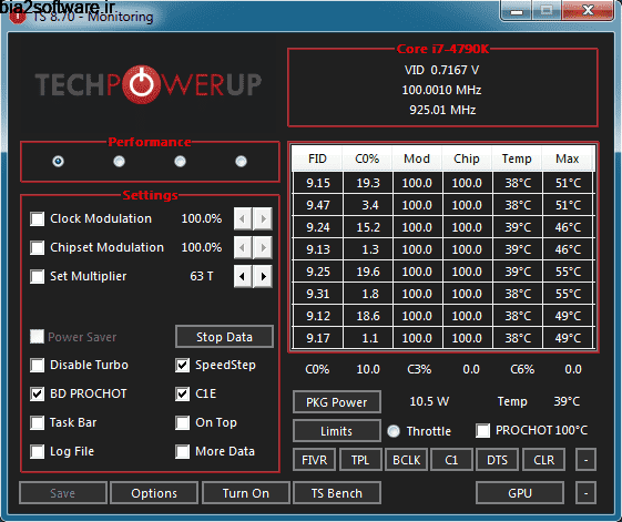 دانلود ThrottleStop اورکلاک و کنترل دمای پردازنده دانلود ThrottleStop اورکلاک و کنترل دمای پردازنده