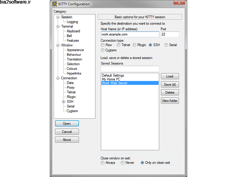 KiTTY 0.73.1.1 مدیریت و اتصال شبکه KiTTY 0.73.1.1 مدیریت و اتصال شبکه
