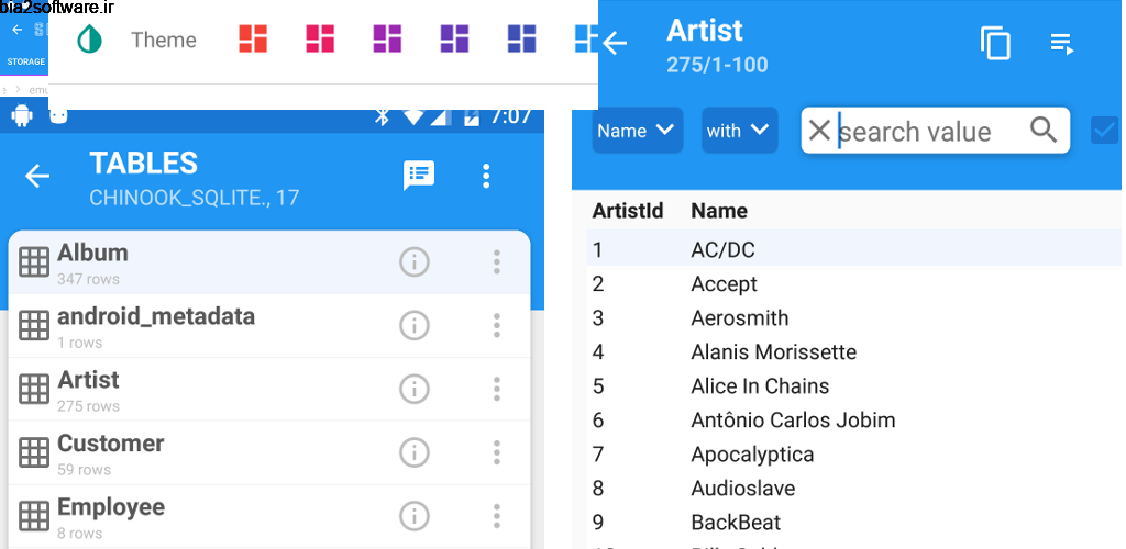 SQL Mini Plus-SQLite Editor 2.98 ویرایشگر آفلاین اس کیو ال اندروید SQL Mini Plus-SQLite Editor 2.98 ویرایشگر آفلاین اس کیو ال اندروید