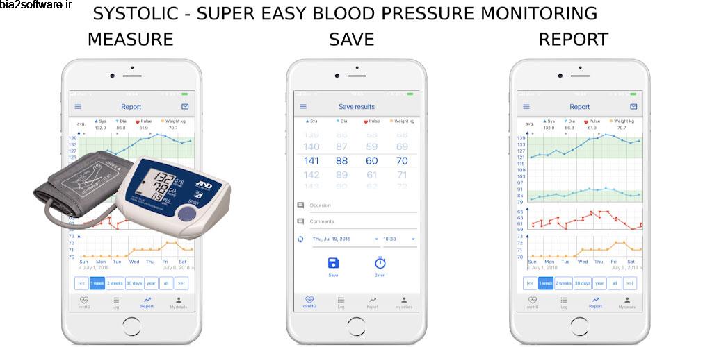Systolic – blood pressure tracker 2.6.0 اپلیکیشن ثبت و پیگیری فشار خون مخصوص اندروید Systolic – blood pressure tracker 2.6.0 اپلیکیشن ثبت و پیگیری فشار خون مخصوص اندروید
