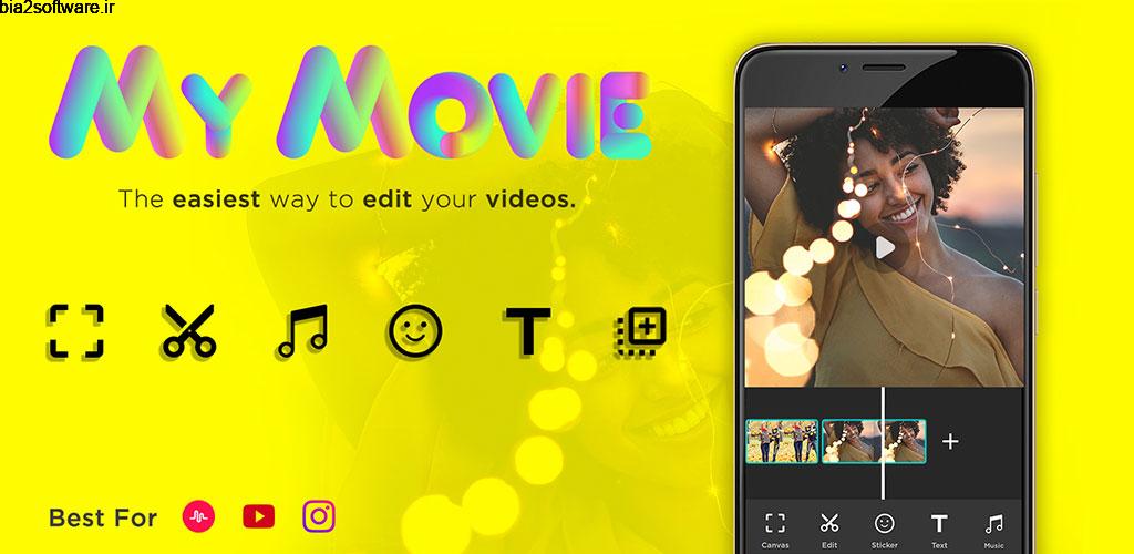 Video Editor for Youtube, Music – My Movie Maker 9.0.5 ویرایشگر ویدئو پر امکانات اندروید ! Video Editor for Youtube, Music – My Movie Maker 9.0.5 ویرایشگر ویدئو پر امکانات اندروید !