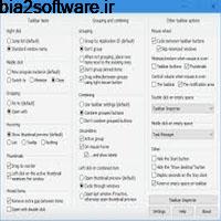 Taskbar Tweaker 5.7.0 ویرایش و شخصی سازی تسکبار ویندوز Taskbar Tweaker 5.7.0 ویرایش و شخصی سازی تسکبار ویندوز