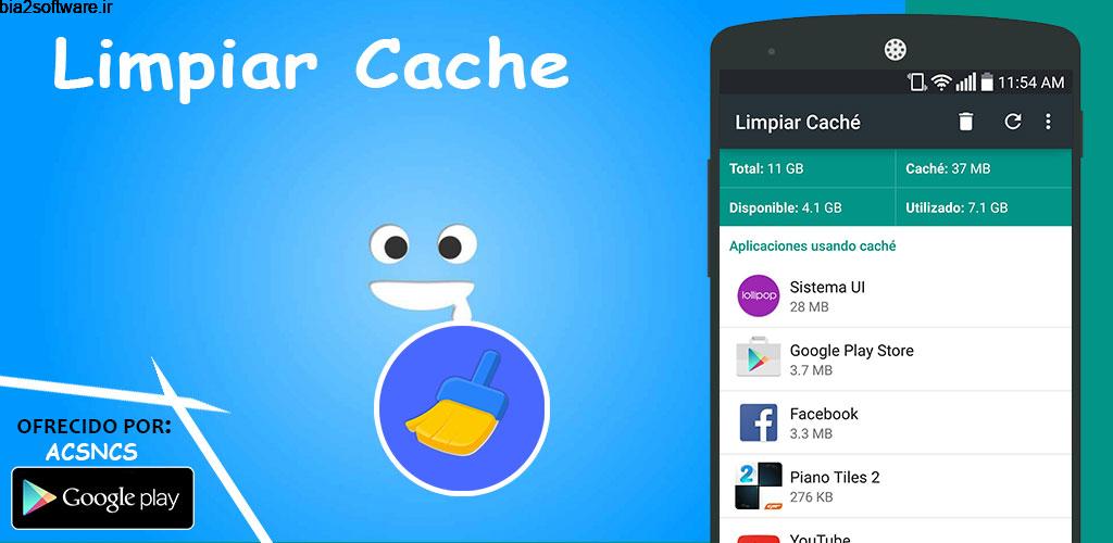 Clean Cache 1.8 حذف سریع حافظه کش دستگاه اندروید! Clean Cache 1.8 حذف سریع حافظه کش دستگاه اندروید!