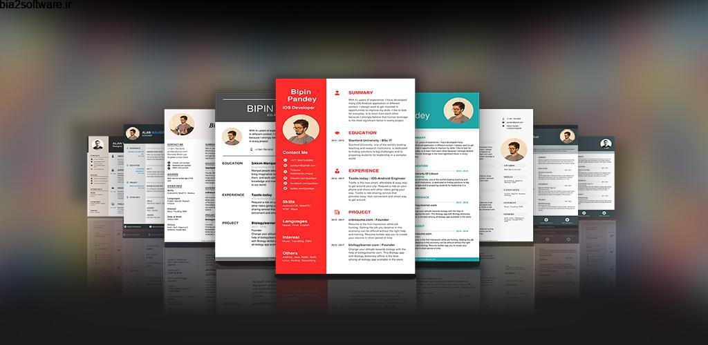 CV Maker Resume Builder PDF Template Format Editor 9.1.18.pro ایجاد رزومه های حرفه ای مخصوص اندروید CV Maker Resume Builder PDF Template Format Editor 9.1.18.pro ایجاد رزومه های حرفه ای مخصوص اندروید