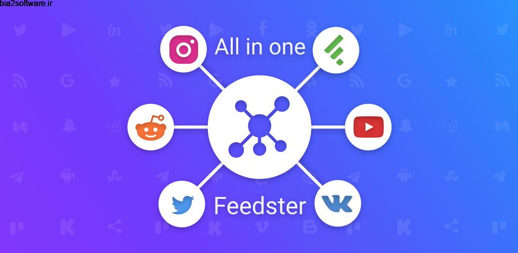 Feedster – News Feeds, Multi Social Media Full 1.8 خبر خوان پیشرفته و هوشمند اندروید! Feedster – News Feeds, Multi Social Media Full 1.8 خبر خوان پیشرفته و هوشمند اندروید!