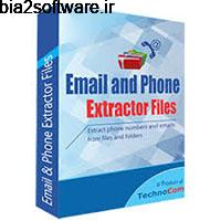 TechnoCom Email and Phone Extractor Files 5.2.6.32 استخراج ایمیل و شماره تلفن از فایلهای متنی TechnoCom Email and Phone Extractor Files 5.2.6.32 استخراج ایمیل و شماره تلفن از فایلهای متنی