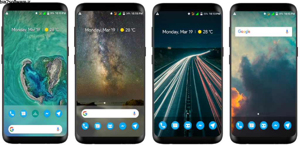 Pear Launcher Pro 2.0.7 لانچر پر امکانات و هوشمند اندروید ! Pear Launcher Pro 2.0.7 لانچر پر امکانات و هوشمند اندروید !