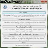 USBFlashCopy 1.14 Commercial پشتیبانگیری خودکار از حافظه USB USBFlashCopy 1.14 Commercial پشتیبانگیری خودکار از حافظه USB