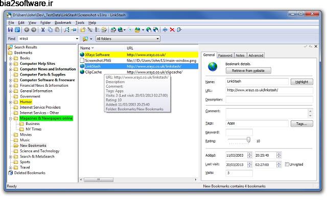 LinkStash 3.6.0 مدیریت صفحات علاقهمندی در مرورگرهای وب LinkStash 3.6.0 مدیریت صفحات علاقهمندی در مرورگرهای وب