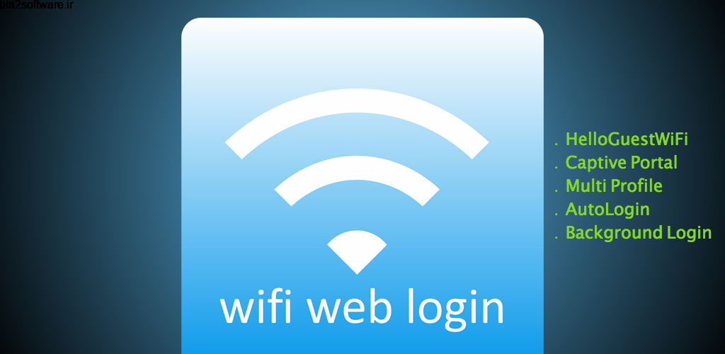 WiFi Web Login 14.7 اتصال خودکار به شبکه ها وای فای اندروید! WiFi Web Login 14.7 اتصال خودکار به شبکه ها وای فای اندروید!