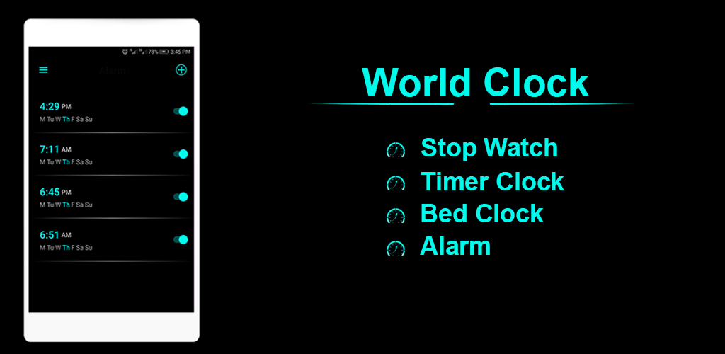 World Clock- Digital Alarm Clock & Stop Watch 1.2 ساعت جهانی دیجیتال چند کاره اندروید ! World Clock- Digital Alarm Clock & Stop Watch 1.2 ساعت جهانی دیجیتال چند کاره اندروید !