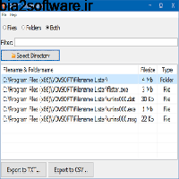 VOVSOFT Filename Lister 2.1.0 ارائه لیست فایل ها و پوشه ها VOVSOFT Filename Lister 2.1.0 ارائه لیست فایل ها و پوشه ها