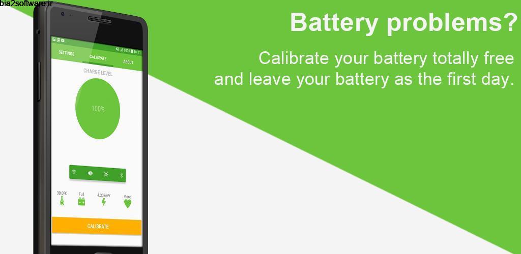 Battery Calibration Pro 2018 3.3 کالیبراسیون حرفه ای باتری اندروید Battery Calibration Pro 2018 3.3 کالیبراسیون حرفه ای باتری اندروید