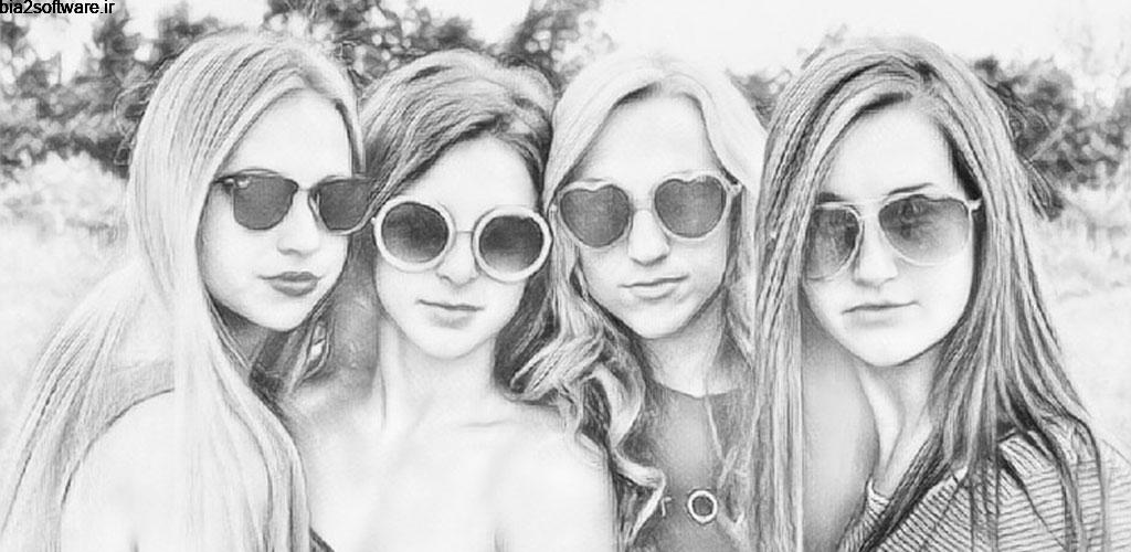 Sketch Photo Maker 1.2 تبدیل تصاویر به نقاشی ها سیاه و سفید اندروید ! Sketch Photo Maker 1.2 تبدیل تصاویر به نقاشی ها سیاه و سفید اندروید !