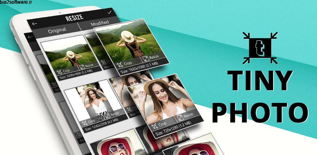 TinyPhoto: Convert (JPEG PNG), Crop, Resize Pro 1.2 تبدیل، تغییر اندازه و کاهش حجم دسته ای تصاویر مخصوص اندروید TinyPhoto: Convert (JPEG PNG), Crop, Resize Pro 1.2 تبدیل، تغییر اندازه و کاهش حجم دسته ای تصاویر مخصوص اندروید