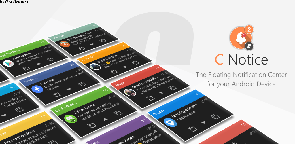 C Notice Prime 1.8.0.2 مدیریت اطلاعیه ها دستگاه اندروید C Notice Prime 1.8.0.2 مدیریت اطلاعیه ها دستگاه اندروید