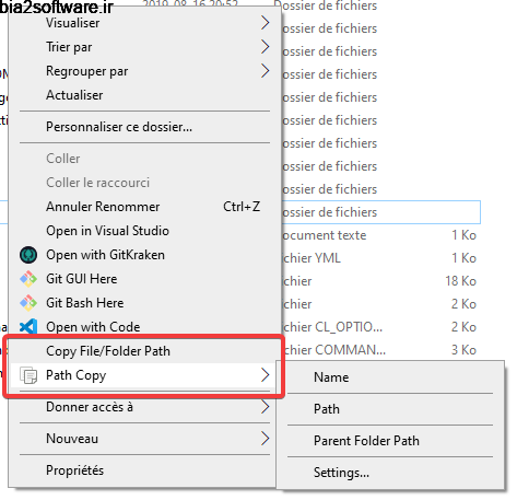 Path Copy Copy 16.0.1 کپی آسان نام و آدرس فایل/فولدر Path Copy Copy 16.0.1 کپی آسان نام و آدرس فایل/فولدر