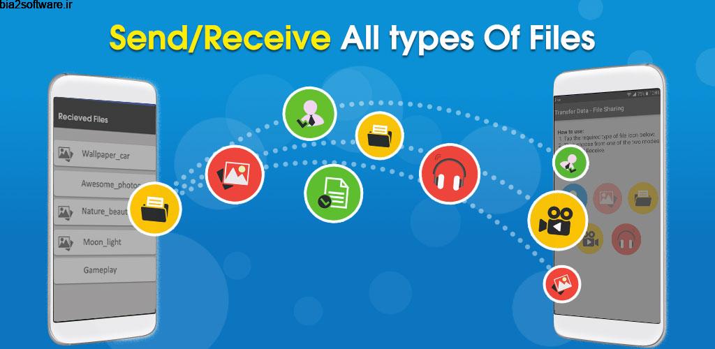 Wifi file transfer – Video and Audio Sharing app 1.0 اشتراک گذاری سریع و آسان فایل اندروید ! Wifi file transfer – Video and Audio Sharing app 1.0 اشتراک گذاری سریع و آسان فایل اندروید !