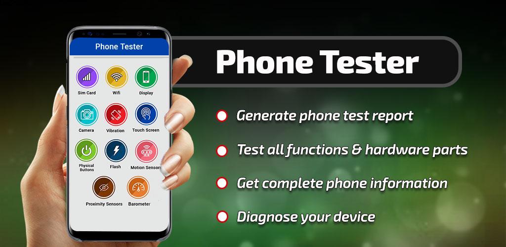 Phone tester – Test my mobile & Diagnose Android 1.0 تست و بررسی گوشی های اندروید ! Phone tester – Test my mobile & Diagnose Android 1.0 تست و بررسی گوشی های اندروید !