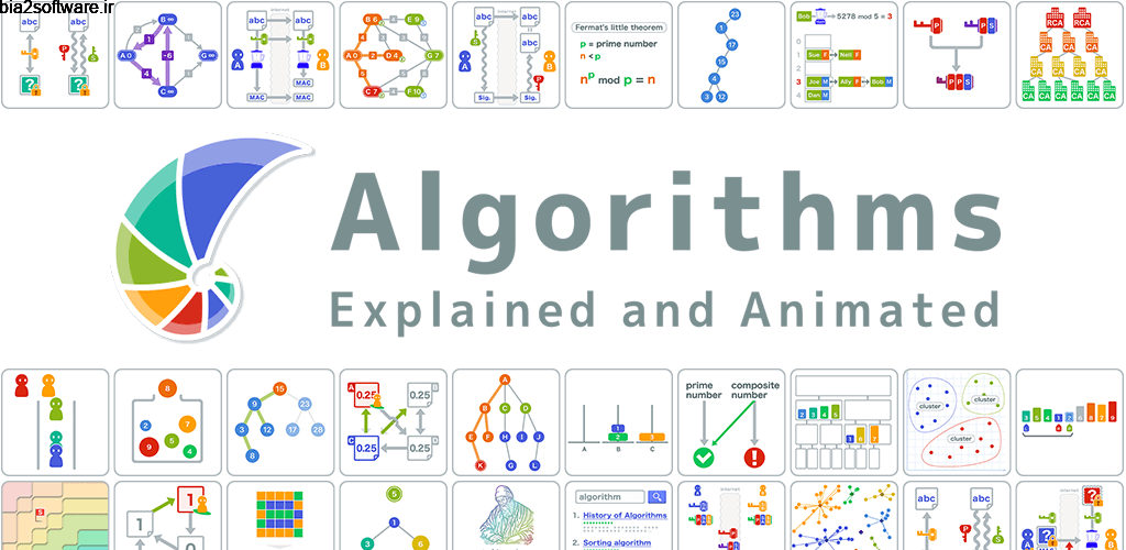 Algorithms: Explained&Animated FULL 1.2.8 آموزش الگوریتم نویسی در اندروید Algorithms: Explained&Animated FULL 1.2.8 آموزش الگوریتم نویسی در اندروید