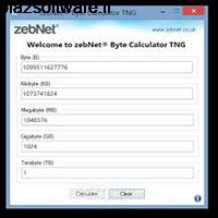 zebNet Byte Calculator 6.1.0.0 تبدیل واحدهای کامپیوتری zebNet Byte Calculator 6.1.0.0 تبدیل واحدهای کامپیوتری
