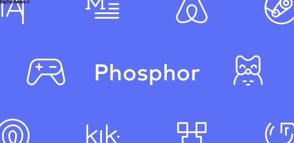 Phosphor Icon Pack 1.6.0 آیکون پک فسفر مخصوص اندروید Phosphor Icon Pack 1.6.0 آیکون پک فسفر مخصوص اندروید