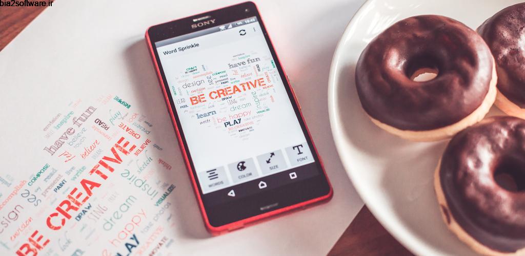 Word Cloud Premium 2.3.0 برنامه ساخت تصاویر گرافیکی از کلمات اندروید Word Cloud Premium 2.3.0 برنامه ساخت تصاویر گرافیکی از کلمات اندروید