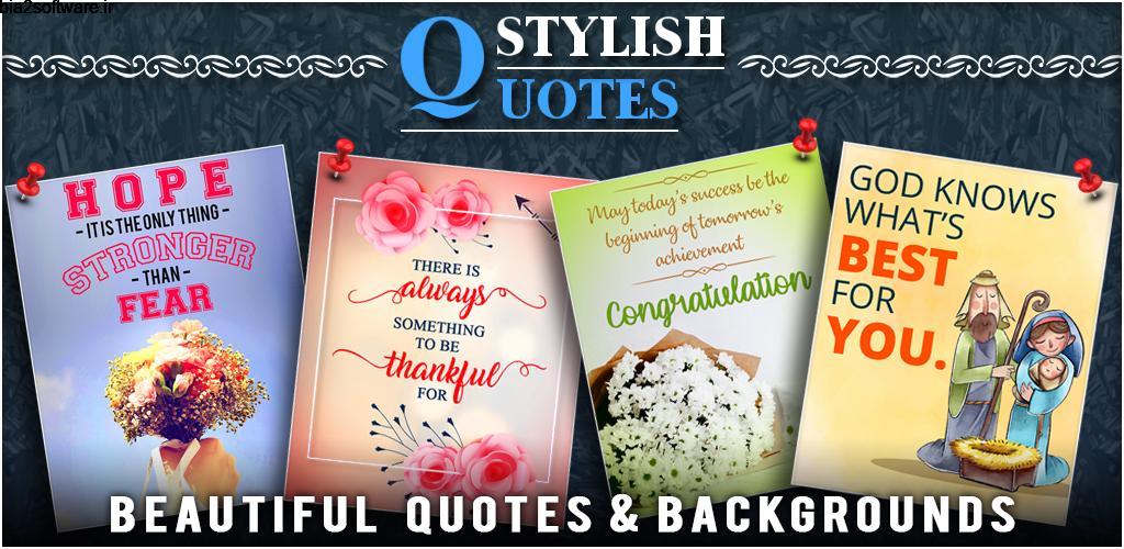 Stylish Quotes: Best Picture Quotes & Status Premium 1.0 جملات انگیزشی تصویری مخصوص اندروید ! Stylish Quotes: Best Picture Quotes & Status Premium 1.0 جملات انگیزشی تصویری مخصوص اندروید !