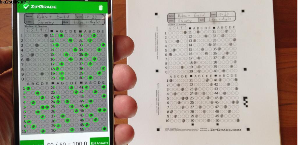 ZipGrade Full 2.20.280 تصحیح سریع برگه تست اندروید ZipGrade Full 2.20.280 تصحیح سریع برگه تست اندروید