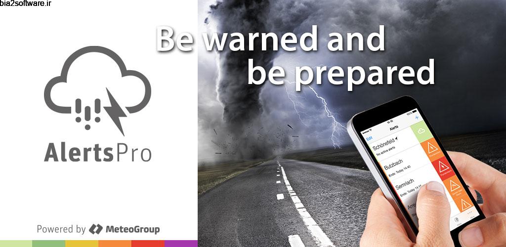 AlertsPro – Severe Weather Premium 2.3.4.5 هشدار آب و هوا اندروید ! AlertsPro – Severe Weather Premium 2.3.4.5 هشدار آب و هوا اندروید !