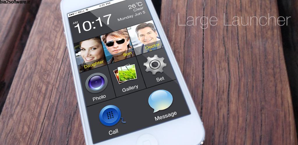 Large Launcher – Big Icon,Font Full 3.2.2 لانچر محبوب اندروید مخصوص سالمندان ! Large Launcher – Big Icon,Font Full 3.2.2 لانچر محبوب اندروید مخصوص سالمندان !