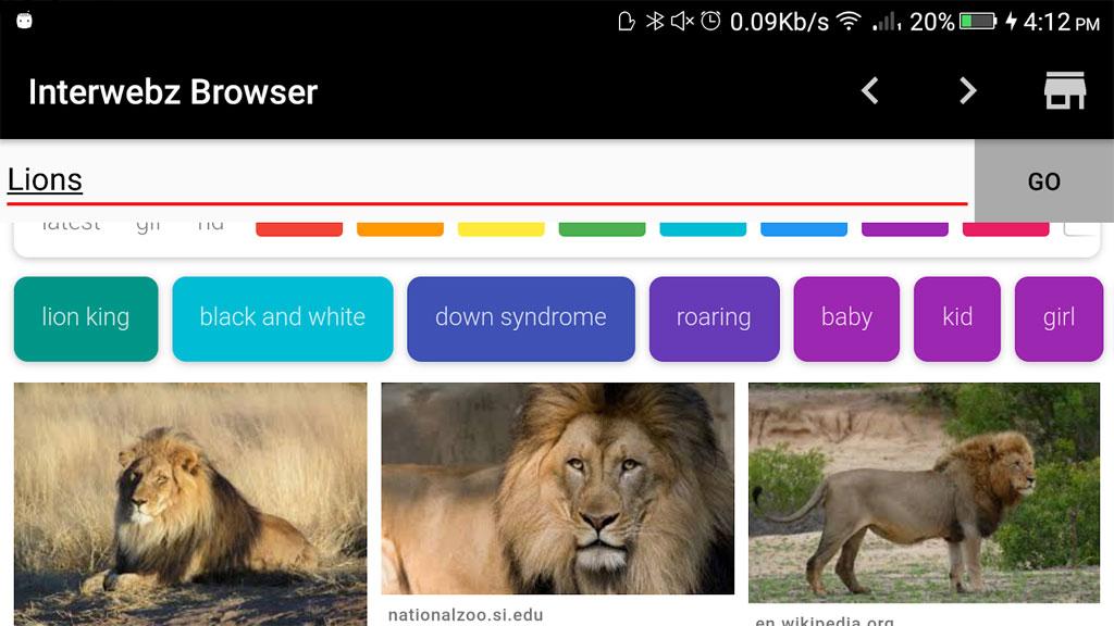 Interwebz Browser 1.3 مرورگر ساده ، کم حجم و محبوب اندروید ! Interwebz Browser 1.3 مرورگر ساده ، کم حجم و محبوب اندروید !