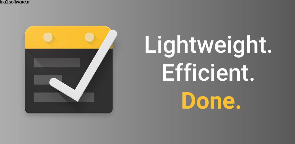 Done – Daily planner, to do & widget Pro 1.6.3 ابزار برنامه ریز روزانه اندروید Done – Daily planner, to do & widget Pro 1.6.3 ابزار برنامه ریز روزانه اندروید