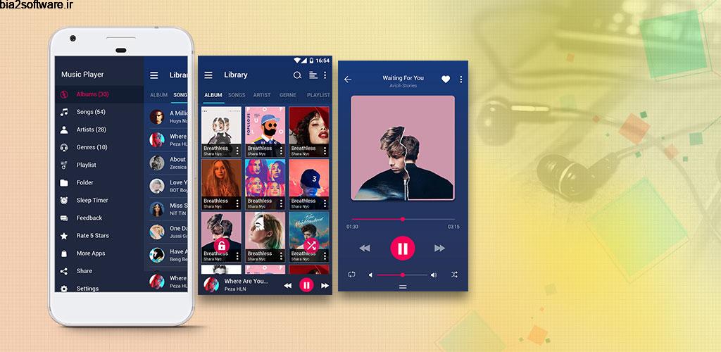 Top Tool Apps Music player Pro 1.19.166 موزیک پلیر پر امکانات و با کیفیت اندروید Top Tool Apps Music player Pro 1.19.166 موزیک پلیر پر امکانات و با کیفیت اندروید