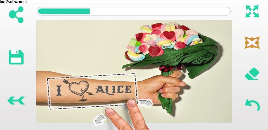 Text Tattoo: photo editor PRO 1.15 ابزار تتو روی تصاویر برای اندروید ! Text Tattoo: photo editor PRO 1.15 ابزار تتو روی تصاویر برای اندروید !