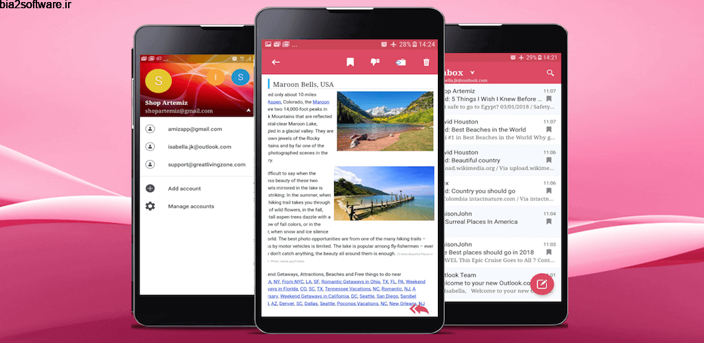 Best email – mailbox client 1.01 کلاینت مدیریت حرفه ای ایمیل اندروید Best email – mailbox client 1.01 کلاینت مدیریت حرفه ای ایمیل اندروید
