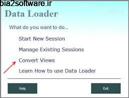 Data Loader 4.8 تبدیل پایگاه های داده به همدیگر Data Loader 4.8 تبدیل پایگاه های داده به همدیگر