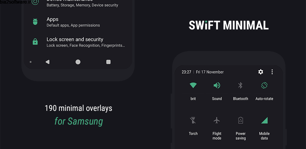 Swift Minimal for Samsung – Substratum Theme 253 تم سوئیفت مینیمال Substratum مخصوص اندروید Swift Minimal for Samsung – Substratum Theme 253 تم سوئیفت مینیمال Substratum مخصوص اندروید