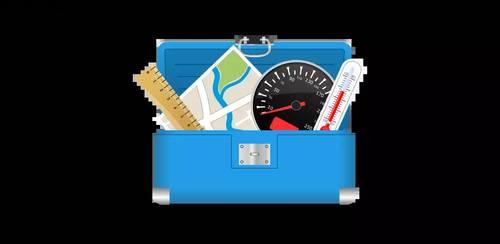 جعبه ابزار مجهز به رنگ سنج Smart Measure Tool Kit جعبه ابزار مجهز به رنگ سنج Smart Measure Tool Kit