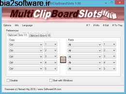 MultiClipBoardSlots 1.01 مدیریت کلیپ بورد MultiClipBoardSlots 1.01 مدیریت کلیپ بورد