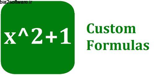 ساخت دستگاه حل معادلات Custom Formulas 5.6 ساخت دستگاه حل معادلات Custom Formulas 5.6