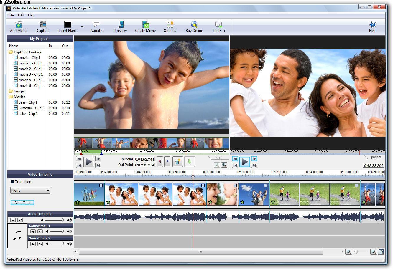 NCH VideoPad Video Editor Professional 4.30 ویرایش ویدیو NCH VideoPad Video Editor Professional 4.30 ویرایش ویدیو